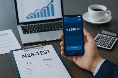 N26 Girokonto Test 2025 – Lohnt sich das Konto der Smartphone-Bank?